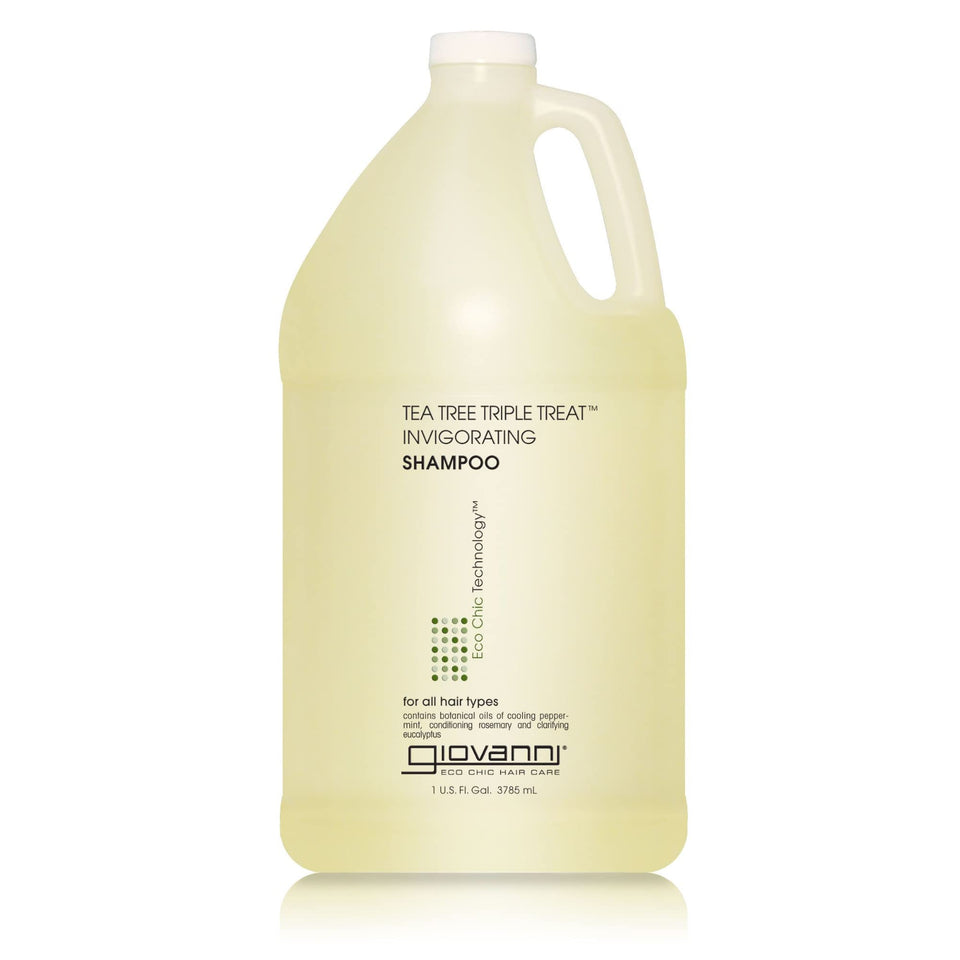 GIOVANNI front packaging 128 oz showing product and benefits