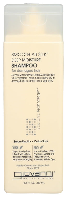 GIOVANNI front packaging showing 8.5 oz bottle and product name benefit