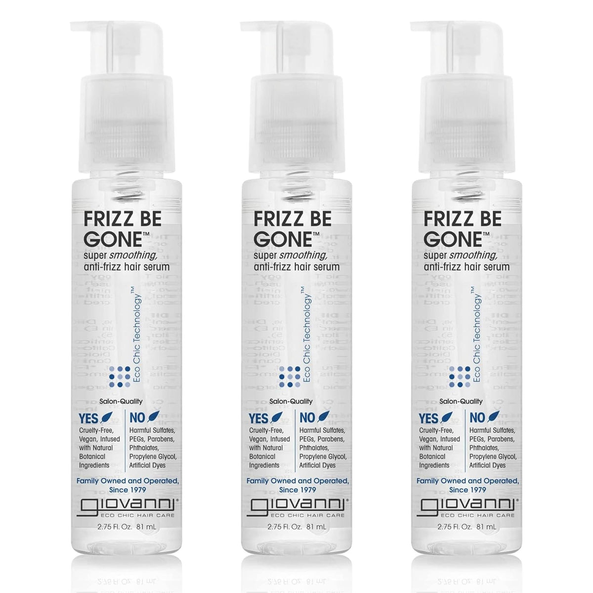 GIOVANNI front packaging showing product and benefits