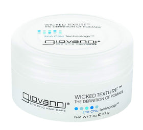 GIOVANNI front packaging showing 2 oz pomade and clear branding for quick ID