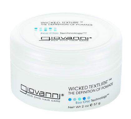 GIOVANNI front packaging showing 2 oz pomade and clear branding for quick ID