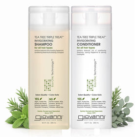 GIOVANNI front packaging showing both 8.5 oz bottles and label clarity benefit