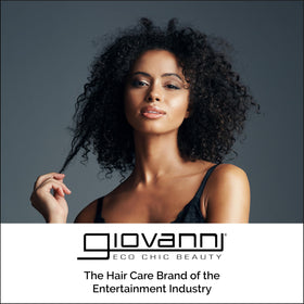 GIOVANNI shampoo in shower demonstrating easy application benefit