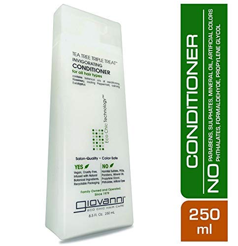 Giovanni close-up of peppermint rosemary eucalyptus botanicals, highlights natural actives
