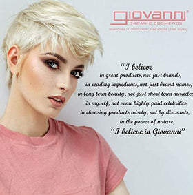 Giovanni Root 66 after styling showing fuller, bouncy hair