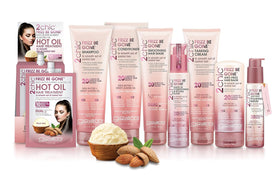 GIOVANNI bottle held in hand to show 4 oz size and travel-friendly benefit
