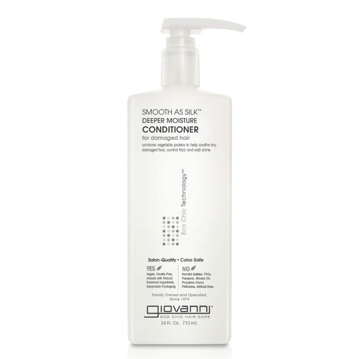 GIOVANNI front bottle view showing label and 24 fl oz size benefit