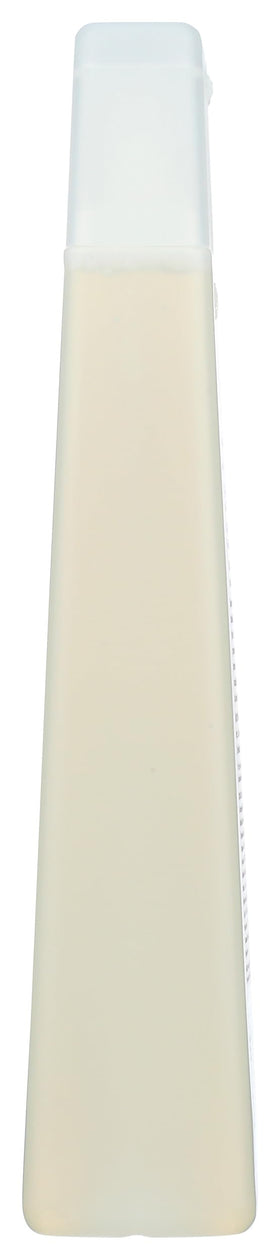 GIOVANNI next to a ruler showing 8.5 oz volume for scale and travel convenience