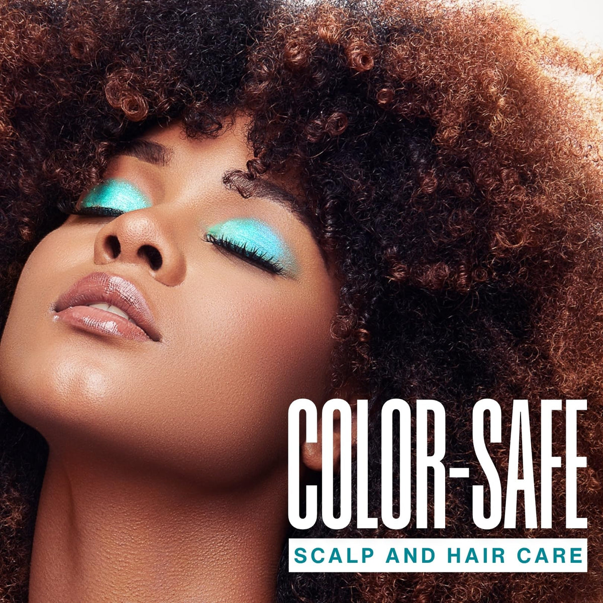 GIRL+HAIR bottle next to a ruler showing 10.1 fl oz scale benefit