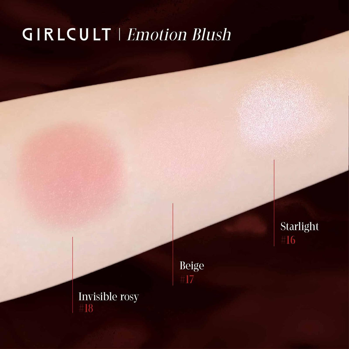 GIRLCULT blush placed in a bag scene for everyday touch-up convenience
