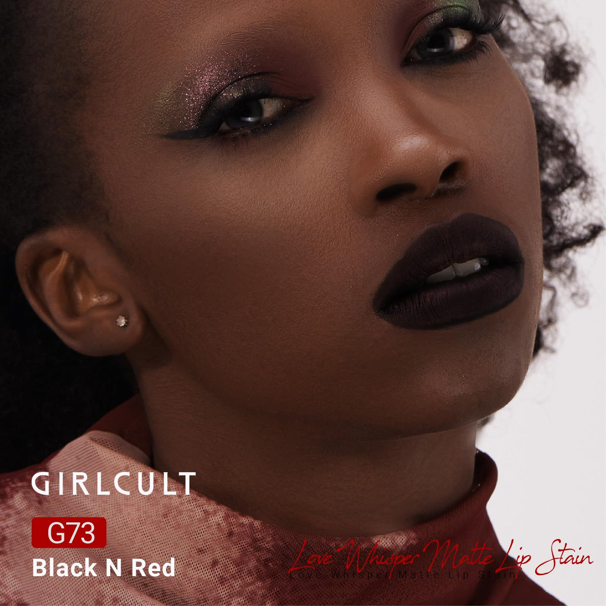 GIRLCULT texture swipe on arm showing velvet mousse finish and buildable color