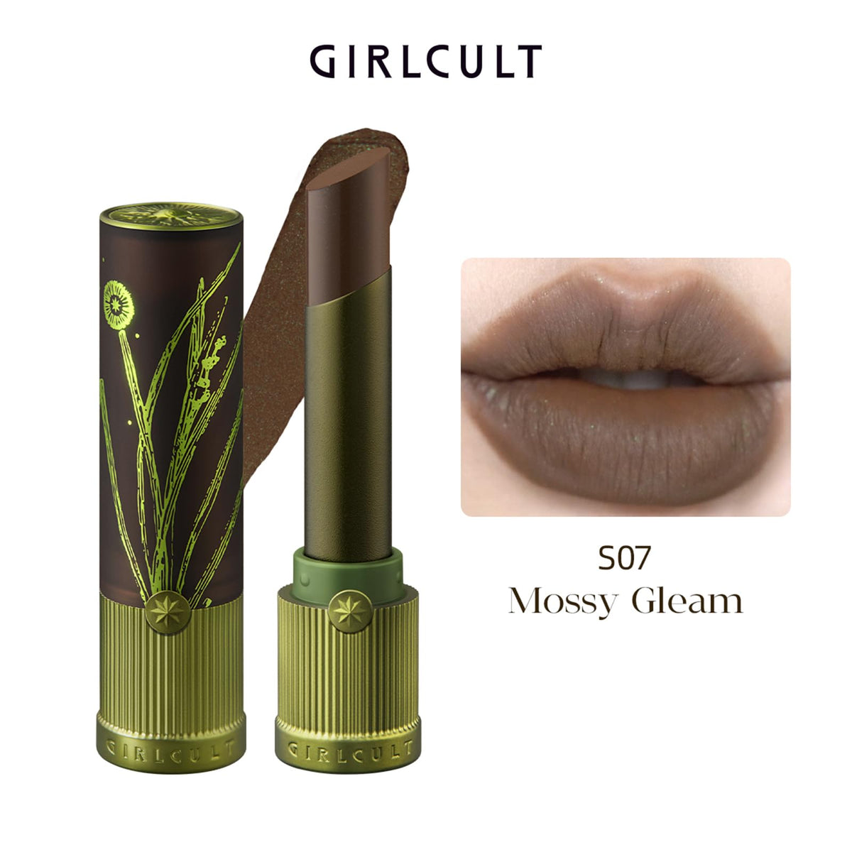 GIRLCULT open cap with label visible for shade identification benefit