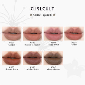 GIRLCULT lipstick held in hand to show size and scale for portability