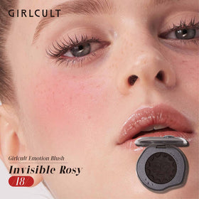 GIRLCULT swatch on arm demonstrating buildable warm blush color