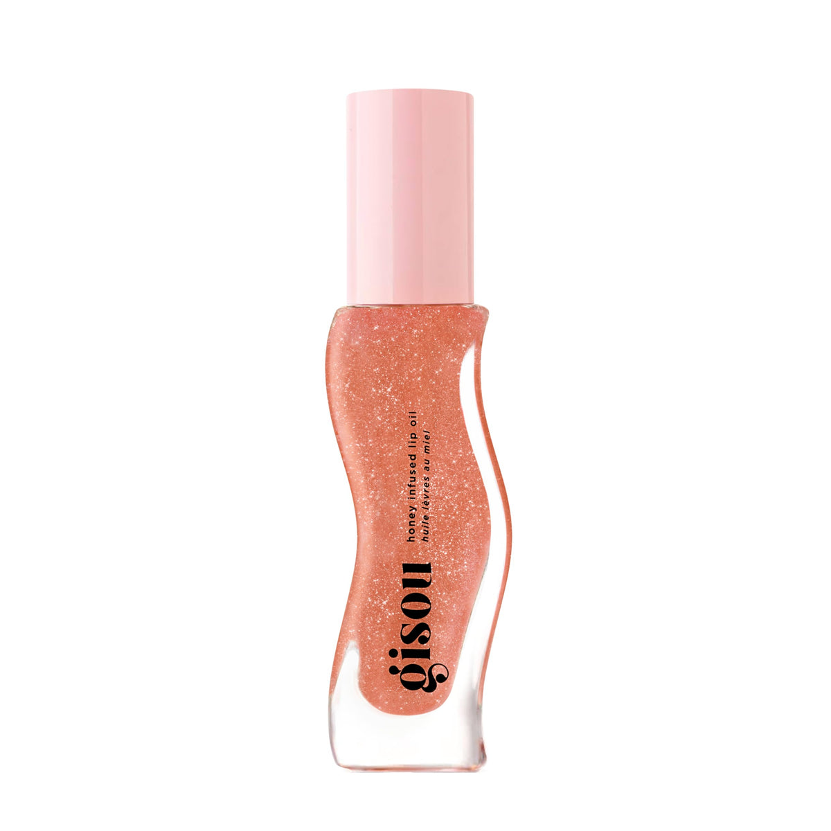 Gisou front packaging in Glazed Plum showing glossy finish benefit