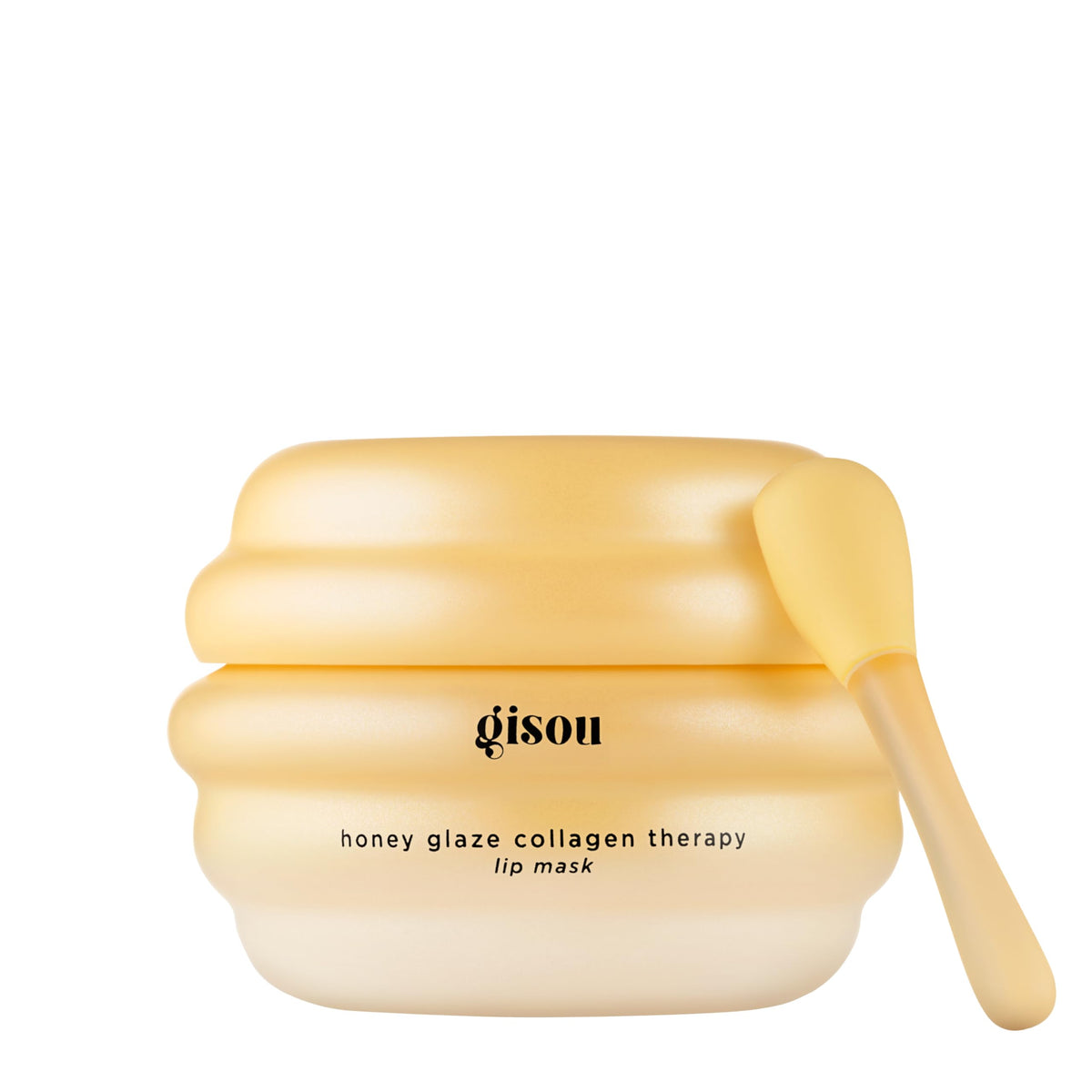Gisou jar front view showing branded label and polished packaging for shelf appeal