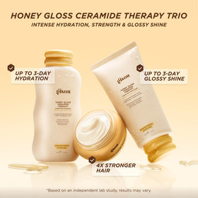 Gisou shampoo pump close-up highlighting easy dispensing benefit