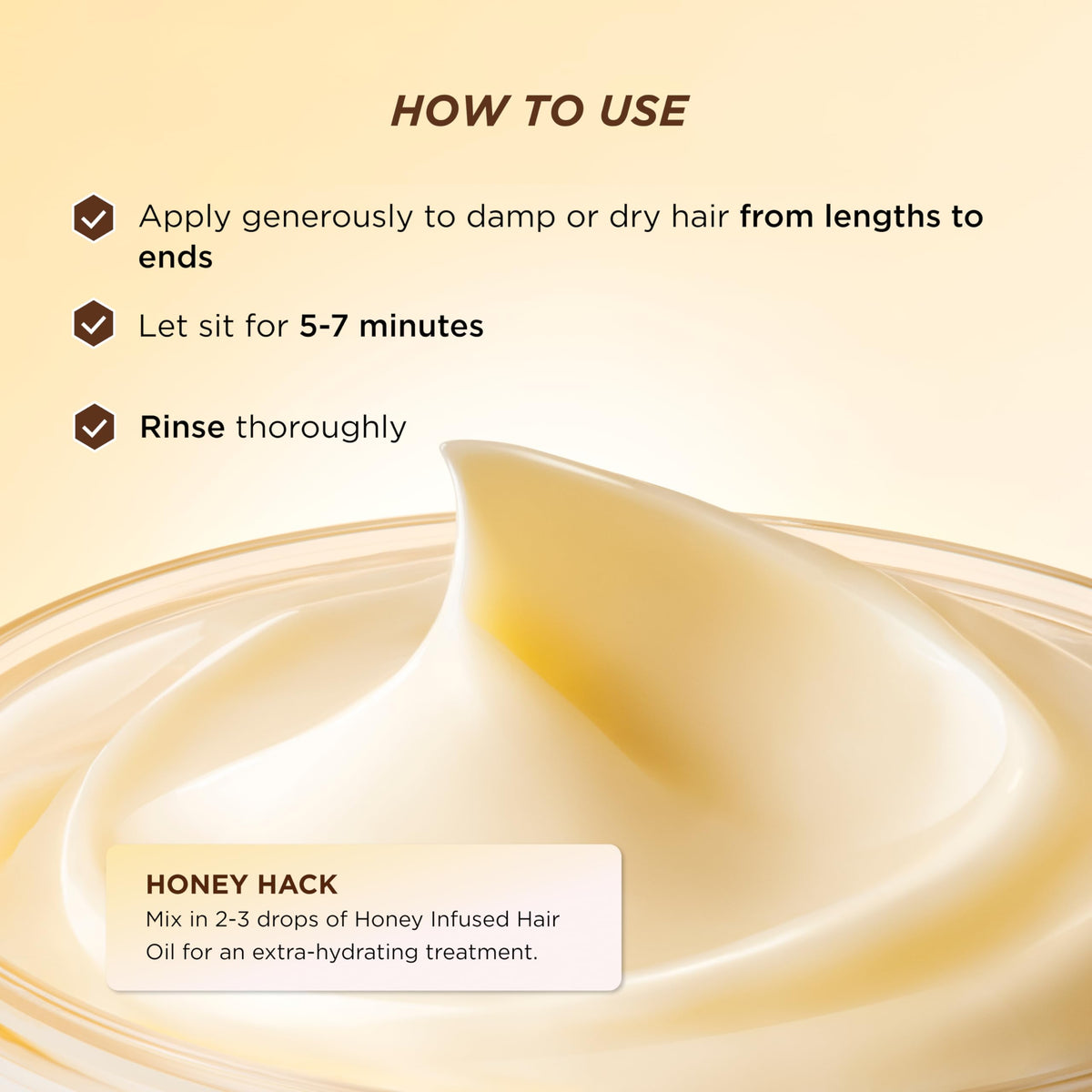 Gisou jar used as overnight treatment for intensive repair