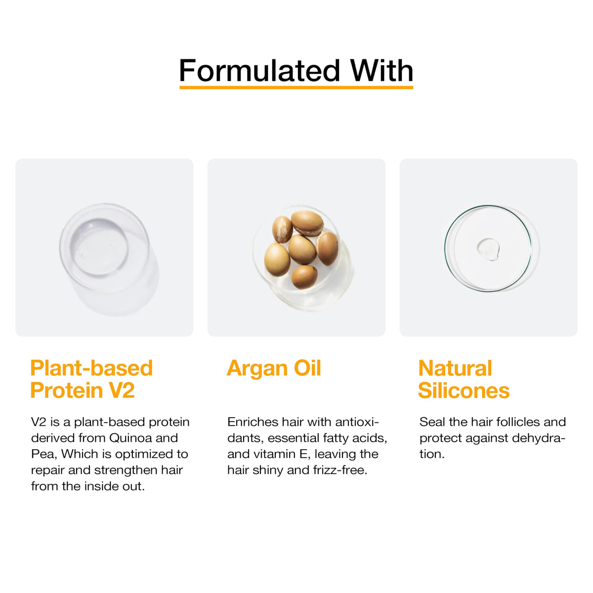 GK HAIR cashmere label close-up highlighting argan oil and ingredient focus benefits