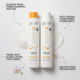 GK HAIR conditioner texture close-up illustrating hydration and slip