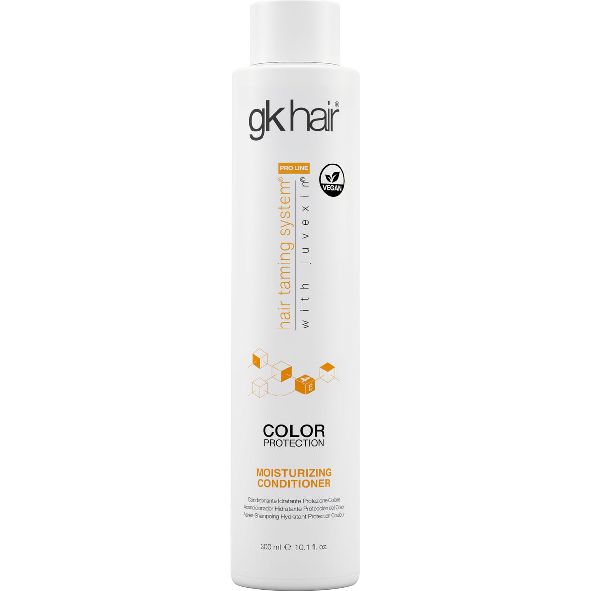 GK HAIR front packaging showing hydrate conditioner for instant hydration
