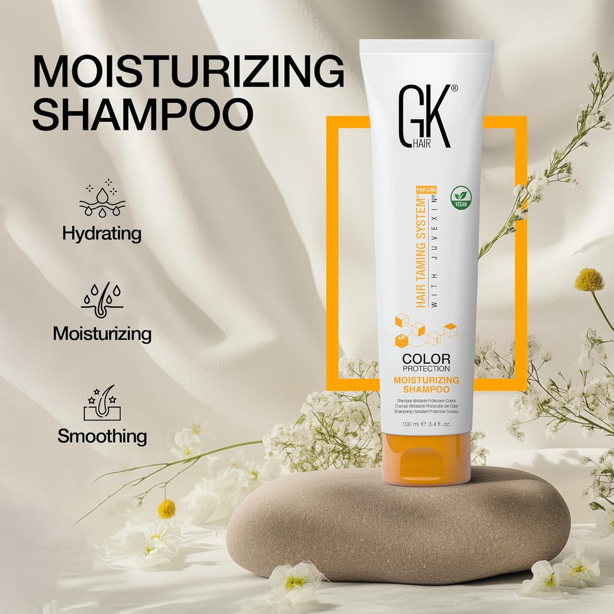 GK HAIR keratin action visual showing strand strengthening benefit