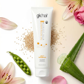 GK HAIR bottle placed inside a stylist kit demonstrating professional readiness