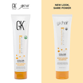 GK HAIR pump dispenser close-up for easy controlled application