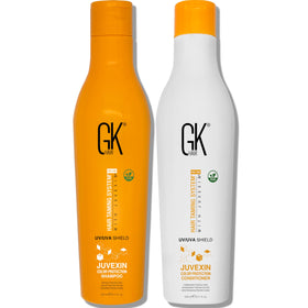 GK HAIR front packaging showing the shampoo and conditioner for color protection