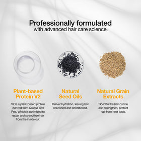 GK HAIR amount on fingertips illustrating small-amount application benefit