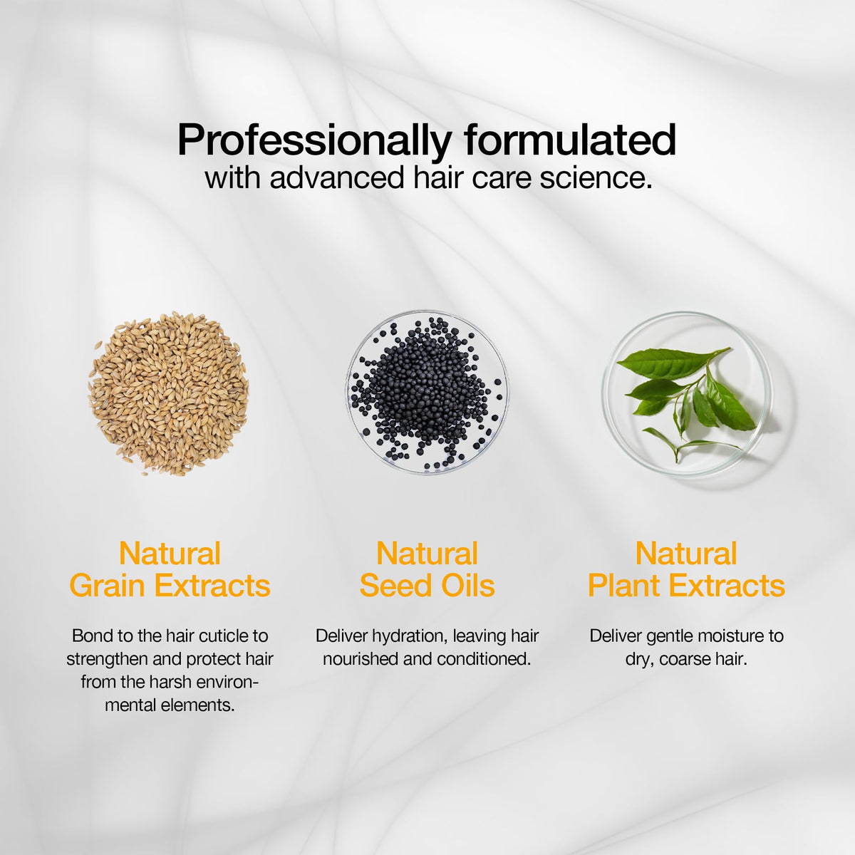 GK HAIR shampoo being applied to wet hair showing repair and detangling benefit