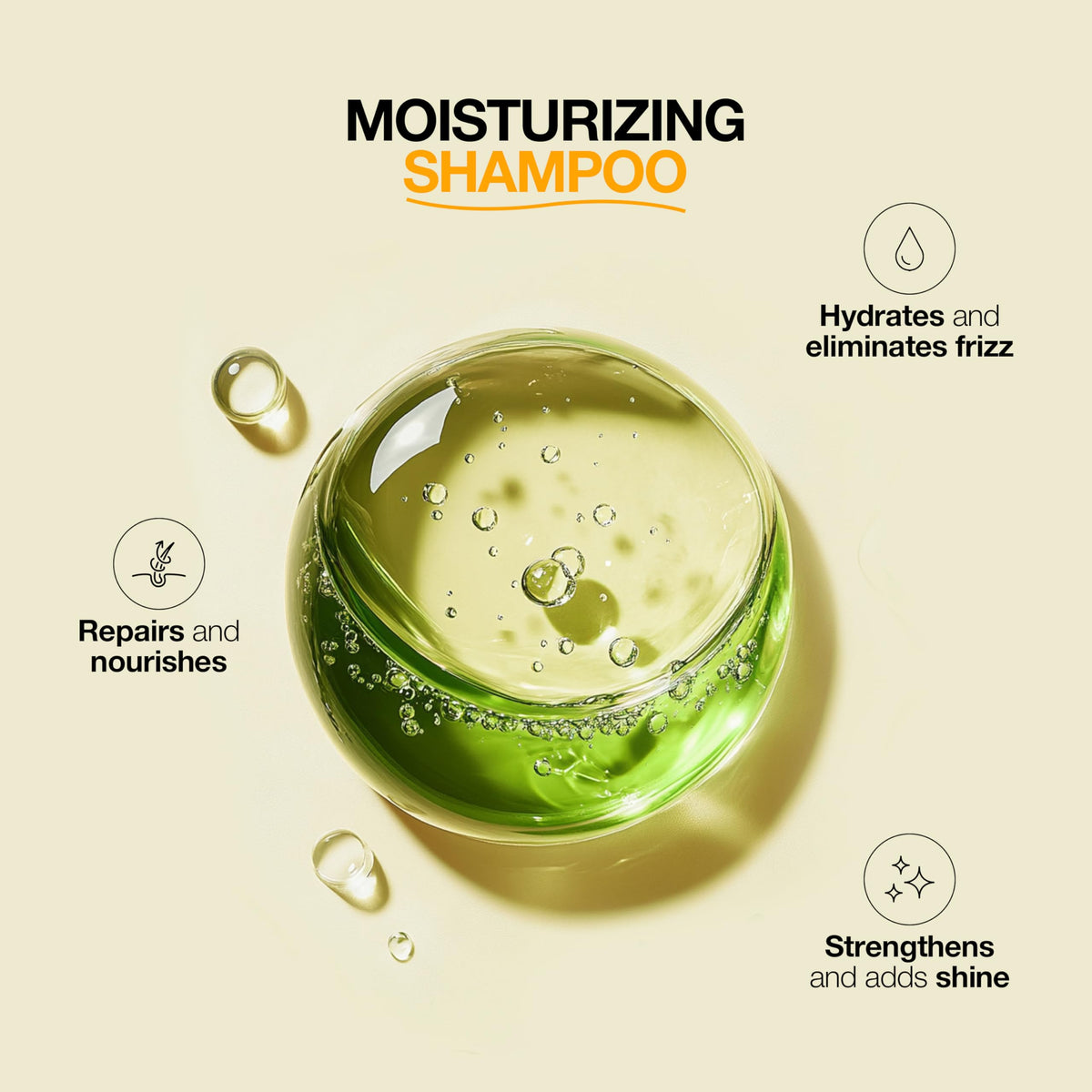 GK HAIR shampoo lather texture demonstrating deep hydration and foam