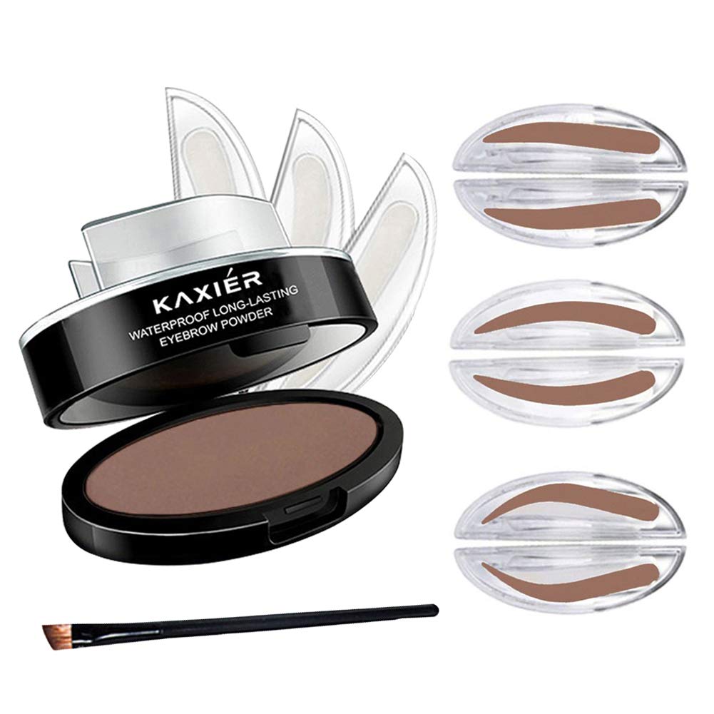 GL-Turelifes compact front open showing powder and mirror for quick touch-ups