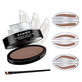 GL-Turelifes compact front open showing powder and mirror for quick touch-ups
