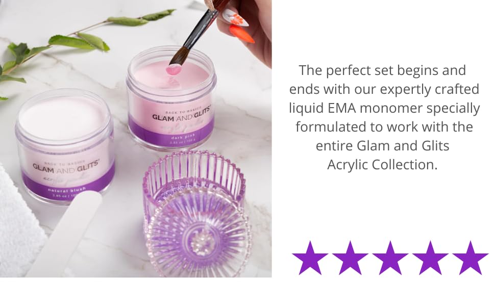Glam and Glits bead on brush showing smooth bead formation and predictable handling benefit