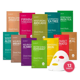 GLAM UP front packaging showing the 12-pack and product name benefit