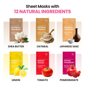 GLAM UP mask applied on woman relaxing demonstrating calming hydrating benefit