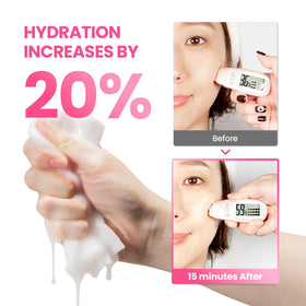 GLAM UP 12-pack beside a common object showing compact travel-friendly benefit