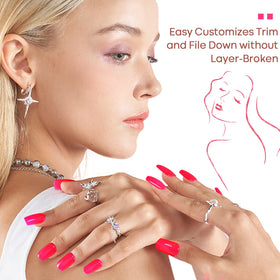 GLAMERMAID kit contents with adhesive and tools for complete application