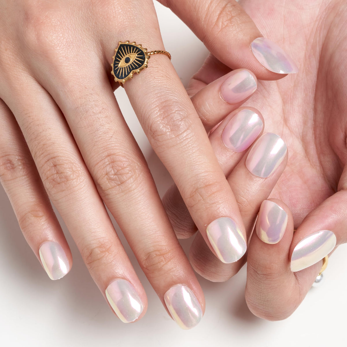 GLAMERMAID cuticle edge view demonstrating thin fit for natural seamless appearance