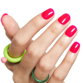 GLAMERMAID mini file and cuticle stick included for quick customization