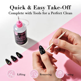 GLAMERMAID flat spout cap detail for broader glue cleanup and faster coverage