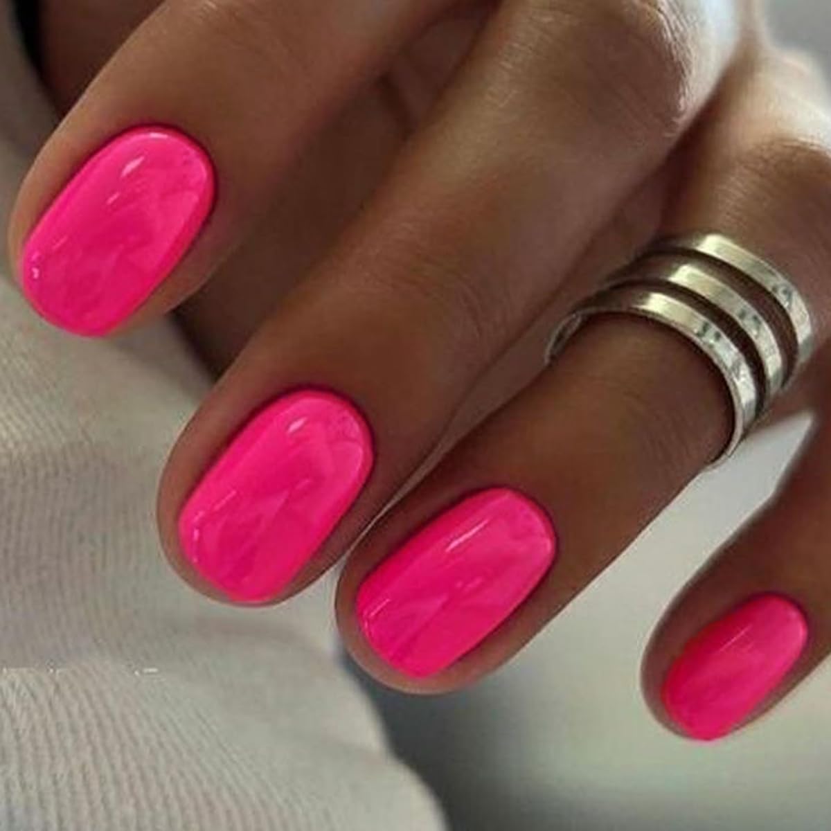 GLAMERMAID nails in hand demonstrating scale and easy at-home application