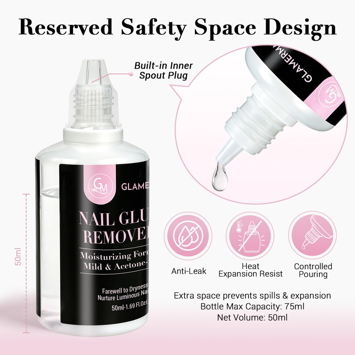 GLAMERMAID product in use lifting a press-on nail with minimal force benefit
