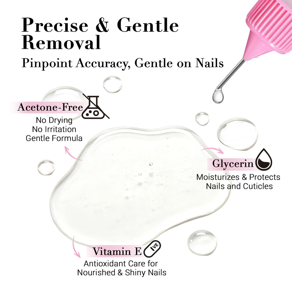 GLAMERMAID precision needle tip closeup for targeted glue application benefit