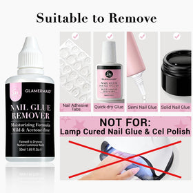 GLAMERMAID remover texture in a drop highlighting gentle nourishing formula