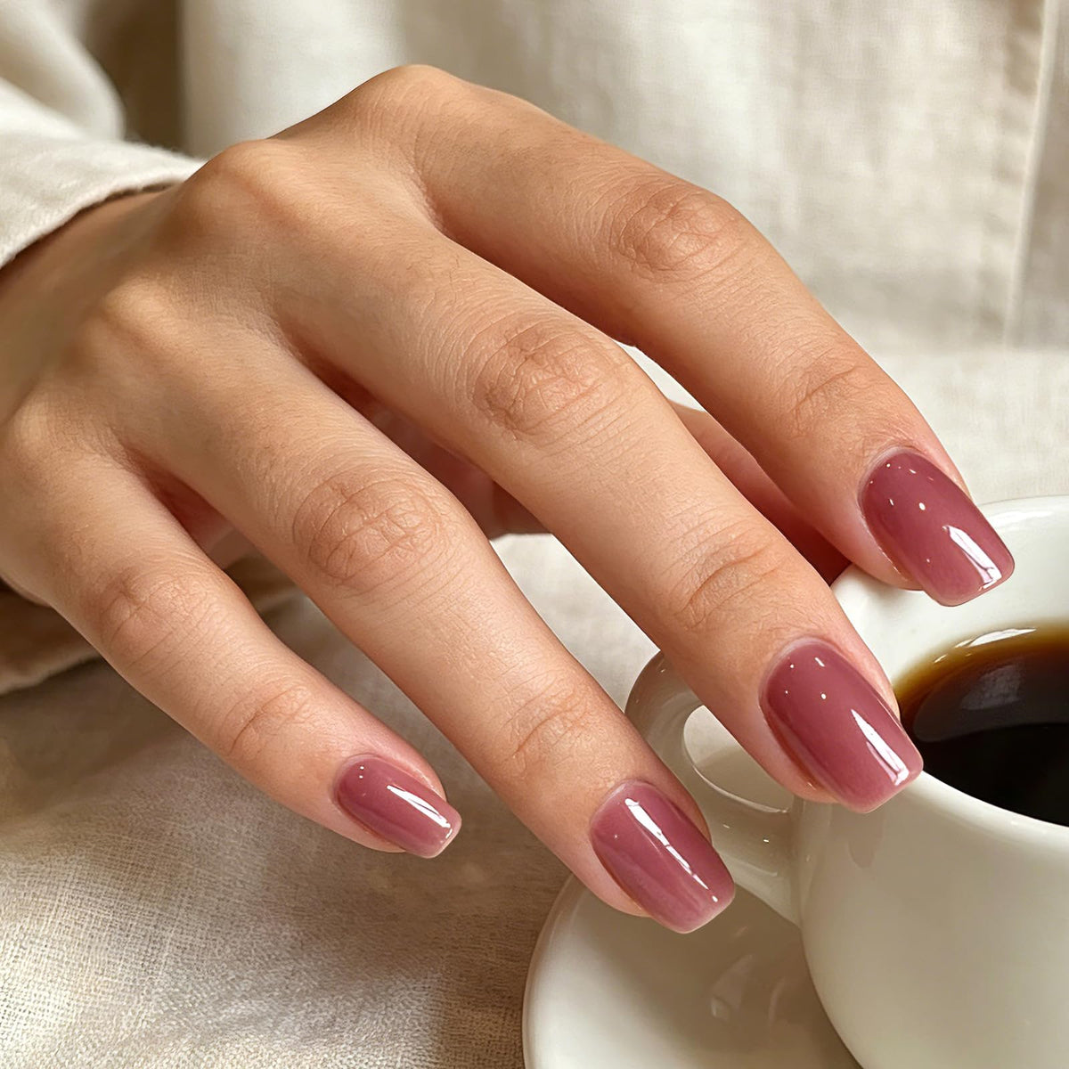 GLAMERMAID cross-section view showing thicker tip and thin cuticle edge