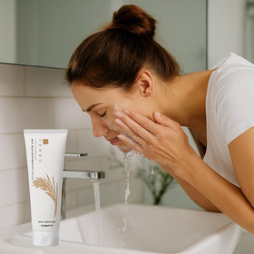 Glamfox creamy foam texture close-up highlighting gentle hydration benefit