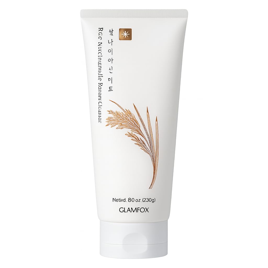 Glamfox front packaging showing cleanser benefits and hydrating promise