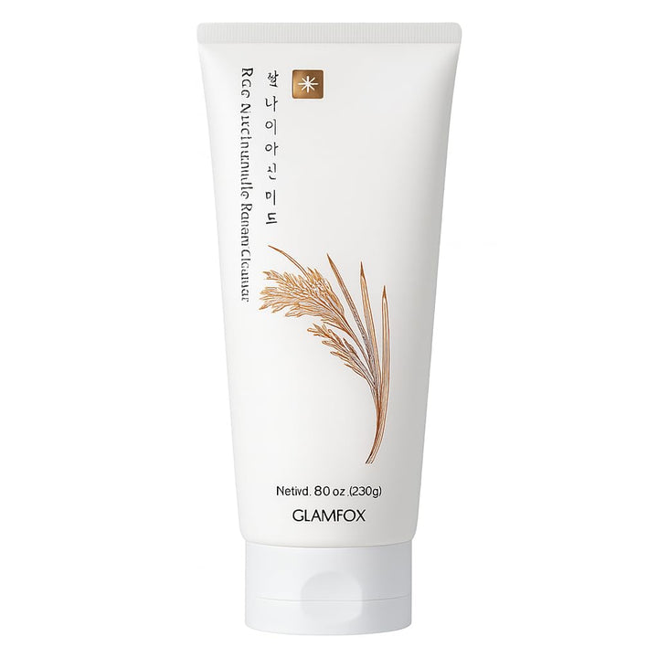 Glamfox front packaging showing cleanser benefits and hydrating promise